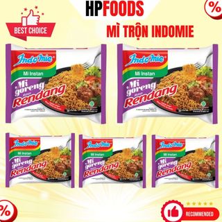 Combo 5 gói Mì trộn Indomie vị Bò Cay-mì trộn ăn liền sốt vị bò cay thơn ngon tiện lợi