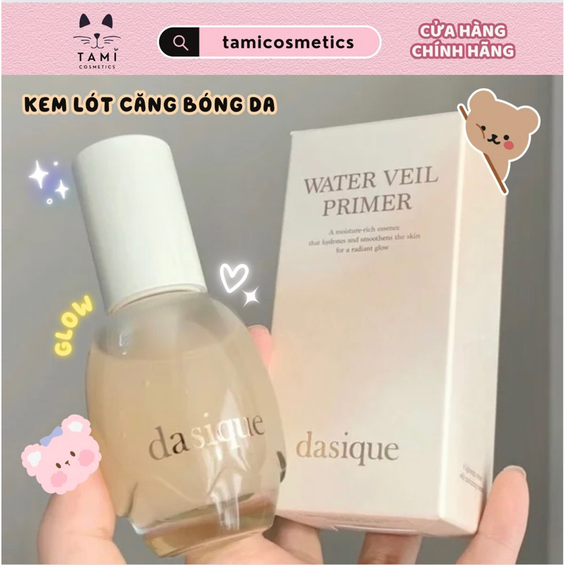 Kem Lót Cấp Ẩm Thuần Chay Dasique Water Veil Primer