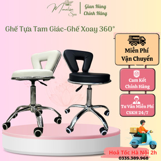 Ghế tiêm tam giác tựa lưng | Ghế xoay spa tựa lưng cao cấp | Ghế spa có tựa hàng cao cấp