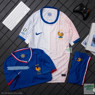 Bộ Quần Áo Đá Banh Tuyển Pháp Cao cấp MÙA GIẢI EURO 2024/25