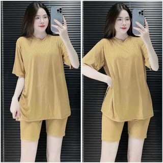 Đồ bộ thun hè thời trang 3 size 43-68kg