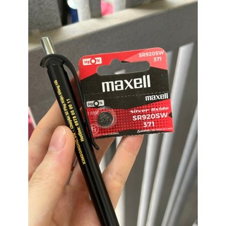 Pin SR920SW-371 Maxell vỉ 1 viên - Pin 920 - 371 thay pin đồng hồ, điều khiển
