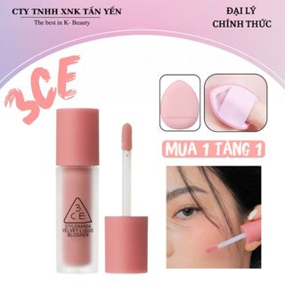 Má Hồng Dạng Kem Lì Mịn 3CE Velvet Liquid Blusher 3.4g