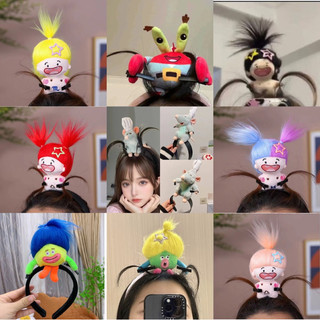Băng đô, bờm hoạt hình vô tri khuôn mặt biểu cảm cầm tóc cute