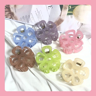 Kẹp càng cua hình bông hoa,kẹp tóc càng cua hình bông hoa màu pastel nhẹ nhàng