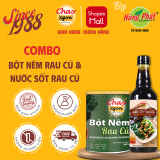 Combo bột nêm rau củ & nước sốt xào rau củ chay ngon hùng phát