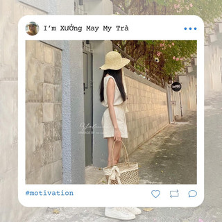 SET LINEN BỘT NÚT BỌC (100% MY TRÀ MAY)