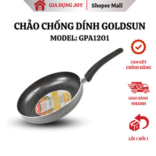 Chảo chống dính Goldsun GPA1201 26cm 28cm 30cm chống dính phủ vân đá cao cấp