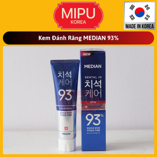(Date 3/2026) Kem Đánh Răng MEDIAN 93%  Màu Xanh Dương HÀN QUỐC 120g