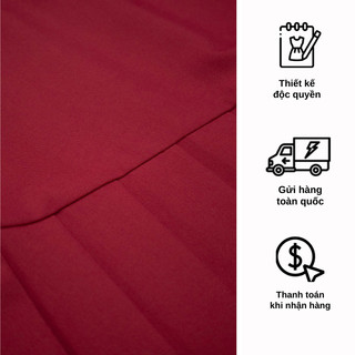 Đầm EMY EM7540 Xoè Đỏ Ply Cổ