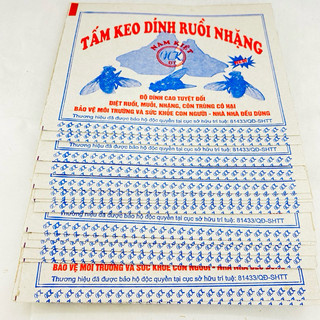 Combo 10 Tấm Keo Dính Ruồi Nam Việt Siêu Dính