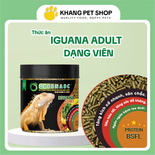 Thức ăn bò sát IGUANA Trưởng Thành dạng VIÊN - Rồng Nam Mỹ Trưởng Thành từ 1m trở lên