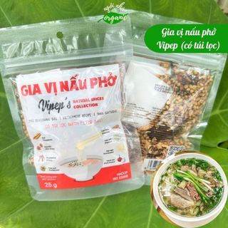 Gia vị nấu phở bò/súp gà Vipep - nấu chay được