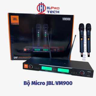 Micro Karaoke Không Dây JBL VM900 Cao Cấp Hát Nhẹ, Hút, Mic Chống Hú Tốt, Tự Ngắt - H2Pro Tech