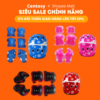 Combo mũ và bảo hộ tay chân cho bé [Centosy] tập patin, xe đạp ván trượt