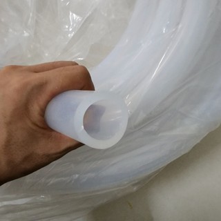0,5m Ống Silicon trong suốt cấp thực phẩm phi 25 phi 35 đường kính trong 25mm ngoài 35mm dày 5mm