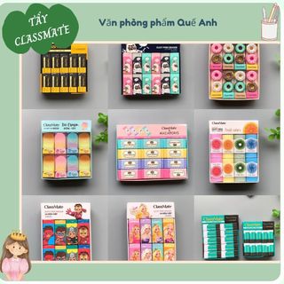 Gôm tẩy bút chì chính hãng Classmate, campus, giá tốt - vpp dễ thương Quế Anh