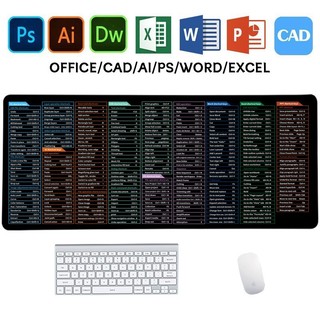 Lót chuột phím tắt văn phòng cỡ lớn siêu đẹp bền