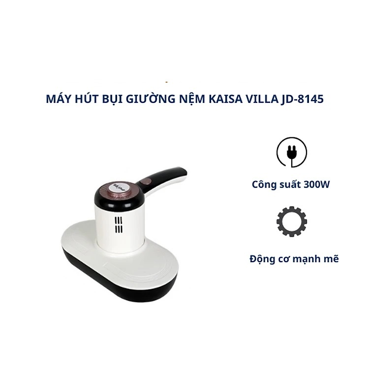 Máy Hút Bụi Giường Nệm Cầm Tay KAISA VILA Có Tia UV Diệt Khuẩn Lực Hút 9000Pa