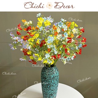 Hoa giả - Combo10, 15 cành hoa nhất chi mai cao cấp (cành dài 65cm) decor, trang trí nhà cửa