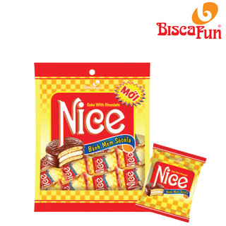Bánh Mềm Sôcôla Nice Biscafun Túi 200g