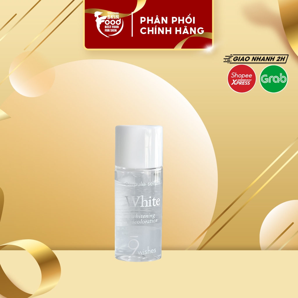 [HB Gift] Tinh Chất Mini 9 Wishes Miracle White Ampule Serum 8ml (HÀNG TẶNG KHÔNG BÁN)