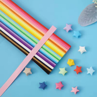 Giấy Gấp Sao Dạ Quang 540 Tờ Dài 23cm Handmade