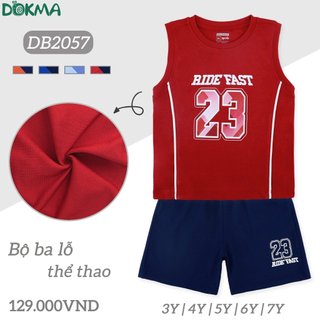 Bộ sát nách thể thao Dokma cho bé 13-25kg