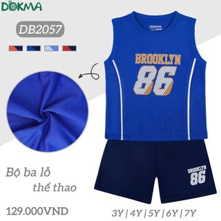 Bộ sát nách thể thao Dokma cho bé 13-25kg