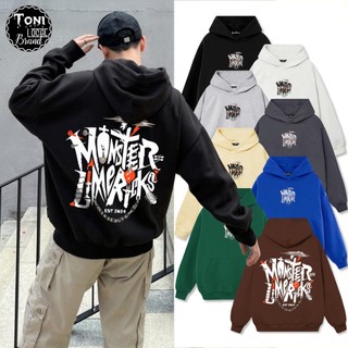 Áo Hoodie MONSTER Local Brand nỉ bông cực dày form rộng Unisex (HD9620L - Hàng Chính Phẩm)