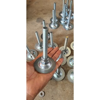 Chân tăng chỉnh thép phi 60, bulong M12x100mm