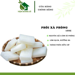 Phôi Xà Bông 100g Handmade từ dầu cọ, dầu dừa HỮU CƠ - Phôi xà phòng Organic