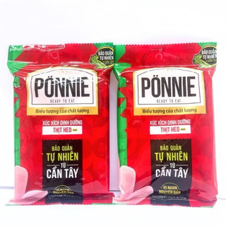 [Mẫu Mới] Xúc Xích Dinh Dưỡng Thịt Heo Ponnie