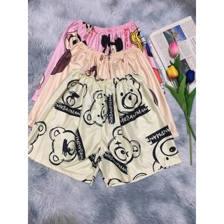 Quần ĐÙI in hình cute nữ ,quần đùi nữ in hình dễ thương ,quần đùi in hình đáng yêu , quần ngủ đang yêu chất thun cotton