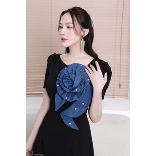 ĐẦM HOA NƠ JEAN BIGSIZE THƠ LÊ