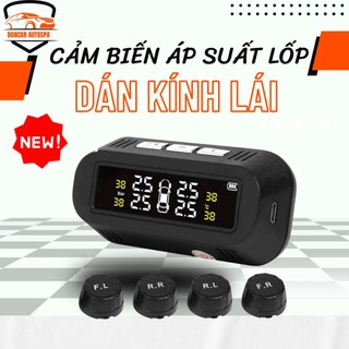 Cảm Biến Áp Suất Lốp Dán Kính Lái BonCar TPMS, Cảnh Báo Thủng Lốp, Nổ Lốp An Toàn - BH 12 Tháng