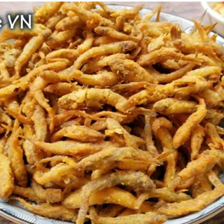 Cá cơm chiên giòn tẩm vị (có video)