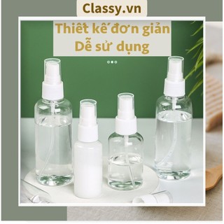 Chai Lọ Chiết Dạng XỊT Classy - Đựng Dung Dịch, Nước Hoa, Mỹ Phẩm, Toner,...; DUNG TÍCH 30 ML, 50ML, 100ML PK493