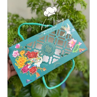 Hộp trung thu 2 bánh Bách Hoa , đựng bánh trung thu rau câu , hộp đựng bánh 150gr-250gr - Mẫu mới năm 2024 (10 hộp)