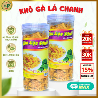 KHÔ GÀ XÉ LÁ CHANH TÂN LỘC PHÁT - COMBO 2 HŨ 200G