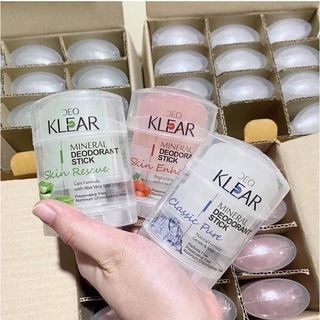 Lăn Đá Khoáng Khử Mùi DEO KLEAR 70gram Thái Lan