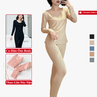Bộ Đồ Ngủ Mặc Nhà Nữ Tay Dài Dáng Ôm, Đồ Bộ Mặc Nhà Nữ Tay Dài Madela Thuộc SP: Set Đồ Mặc Nhà, Quần Áo Ngủ Mặc Nhà Nữ