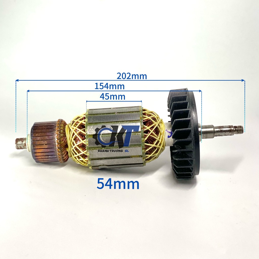 Rotor (ruột) mài 1T8 MAKITA 7020 (GA7020) - 9020 (GA9020)