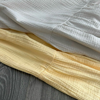Đầm midi chất xô muslin