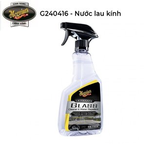  Chai vệ sinh kính tạo hiệu ứng lá sen Meguiar's Ultimate Glass Cleaner & Water Repellent - G240416 