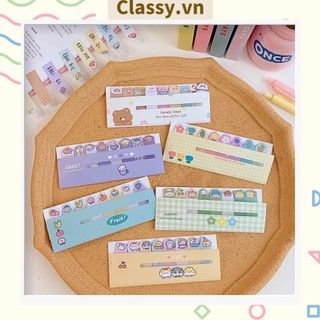 SET 100 miếng Giấy note ghi nhớ mini in câu cổ động tiếng Anh sáng tạo tiện dụng cho văn phòng; kích thước 55 X 40 MM