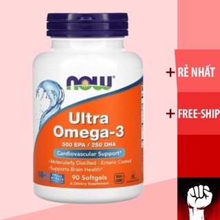 Ultra Omega 3 | Dầu Cá Now Ultra Omega 3 [90-180 Viên] - Omega 3 Hàm Lượng Cao - Vitamin Bổ Mắt Sáng Mắt - Chính Hãng