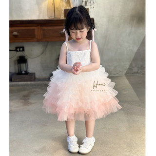 𝐎𝐚𝐭 𝐃𝐫𝐞𝐬𝐬 - Váy Ombre Nhiều Tầng Hm85 ( ảnh chính chủ)