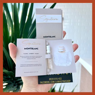 Vial nước hoa nữ montblanc signature