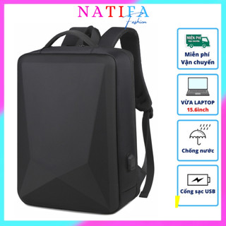 Balo Thời Trang Cao Cấp Chống Nước Đựng Laptop Tích Hợp Khóa Mật Mã Chống Trộm Sạc USB - MECPRO NATIFA